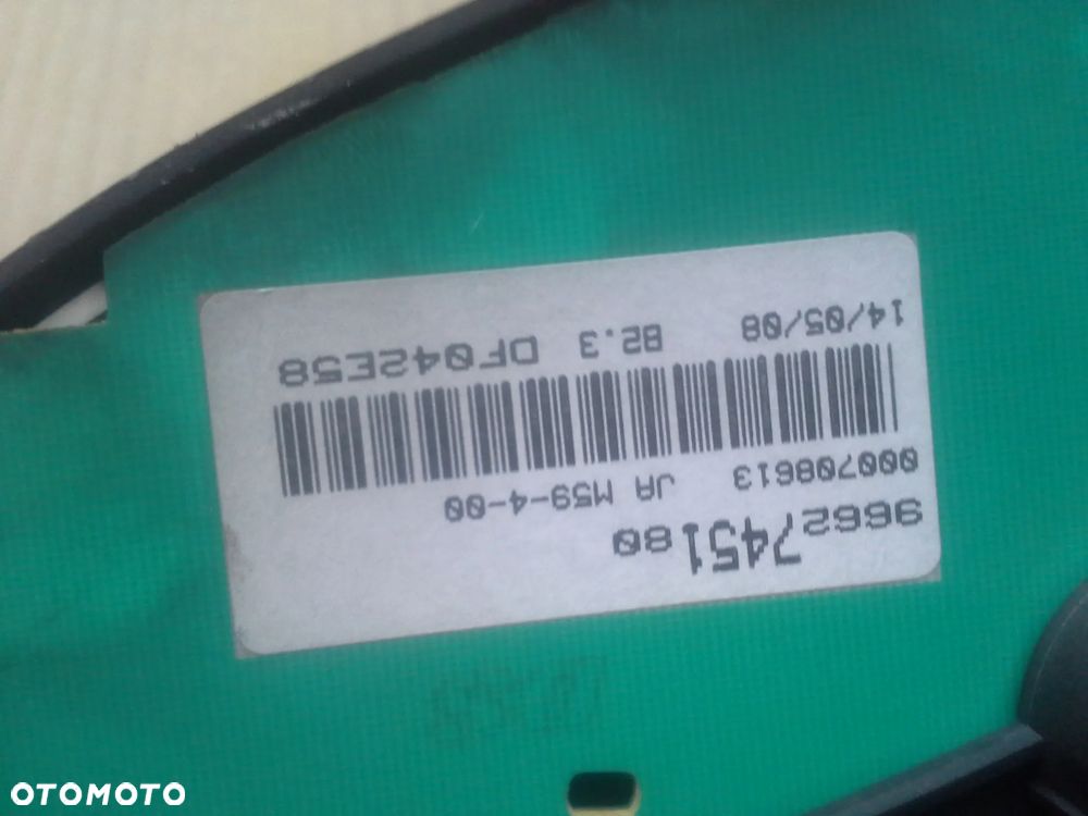Citroen Berlingo Peugeot Partner 1.6 HDi 75KM 0281 012 620 zestaw startowy bsi bsm stacyjka komplet - 29