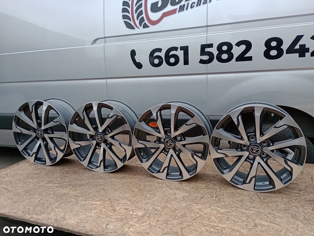 FELGI ALUMINIOWE 5x114 R18 7J ET40 TOYOTA AURIS AVENSIS CAMRY C-HR COROLLA MIRAI PREVIA PRIUS RAV4 VERSO YARIS - 4