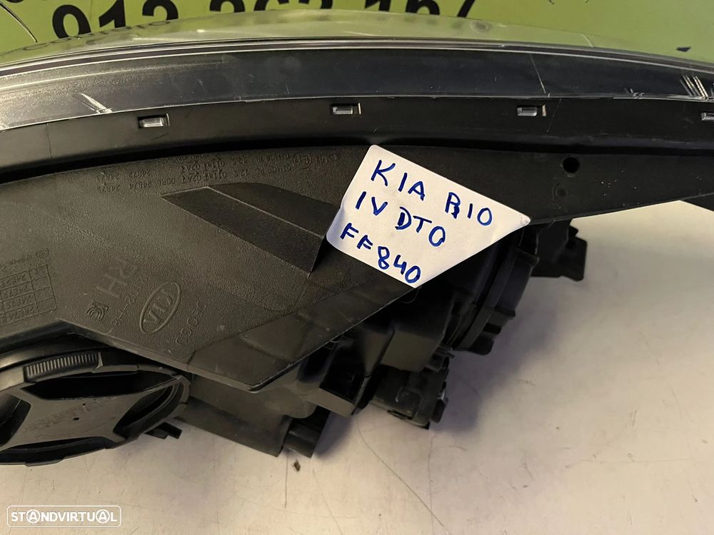 Kia Rio IV - FAROL LED DIREITO - FF840 - 6