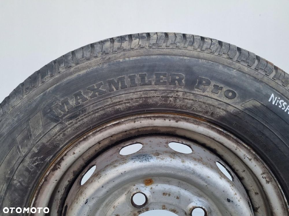 Nissan Cabstar FELGA STALOWA KOŁO 15 cali 215/70 R15 R15C 40300G4900 5X170 - 3