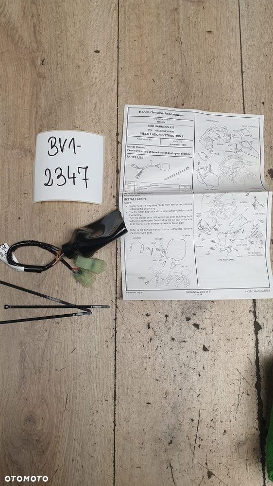 Instalacja wiązka Honda NT700 V Deauville  08A30-MEW-800 - 1