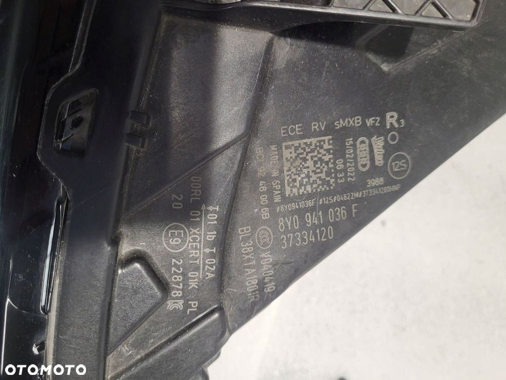 audi a3 rs3 8y matrix lampa prawy przód 8y0941036f - 7