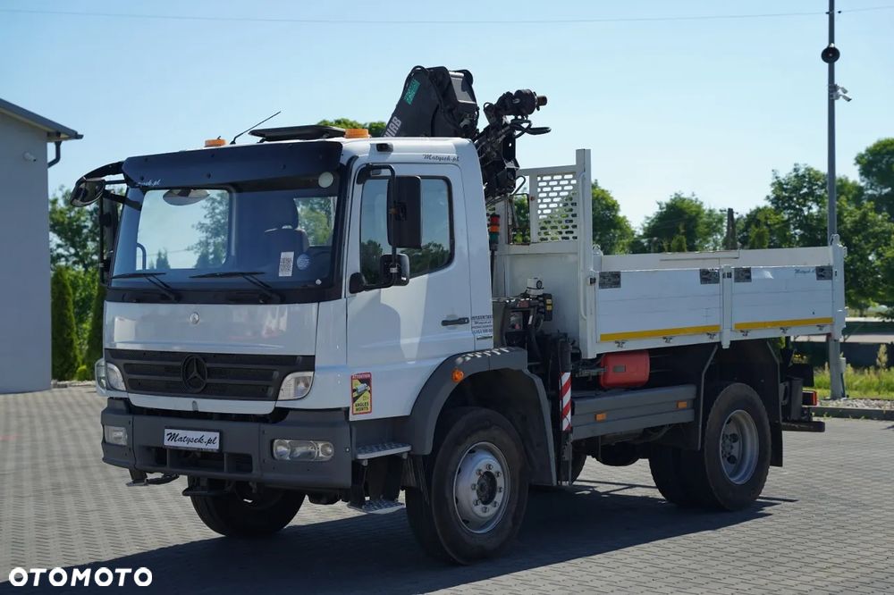 Mercedes-Benz ATEGO 16.24 / 4X4 / WYWROTKA + HDS HIAB 111 BS-2  / PILOT /  ROTATOR /MANUAL - 8