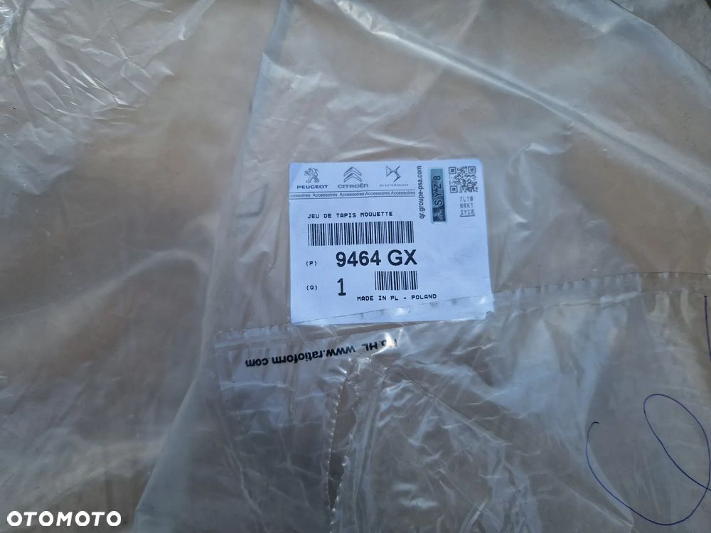 Citroen C-ZERO dywaniki welurowe 9464.GX - 5
