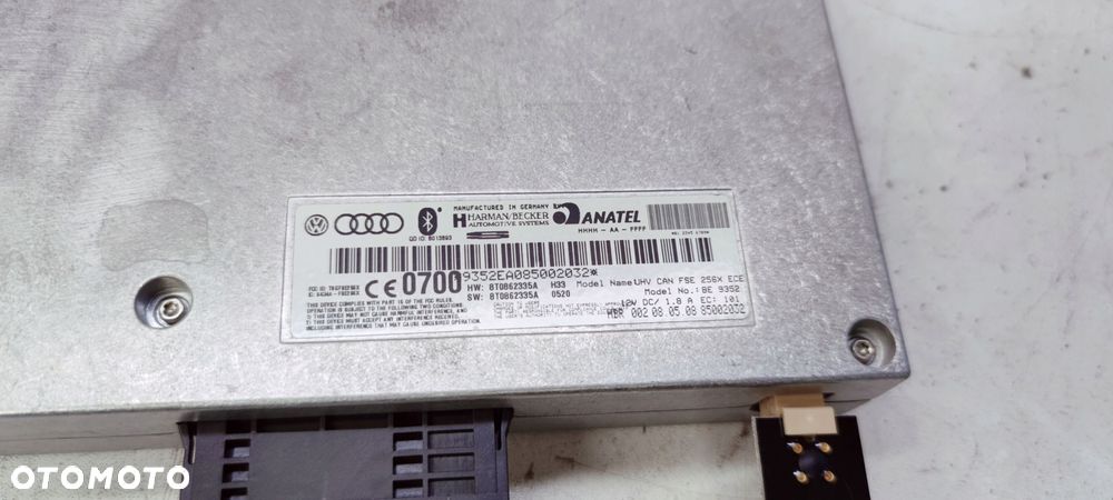 MODUŁ STEROWNIK BLUETOOTH AUDI A4 B8 A5 8T0862335A - 2
