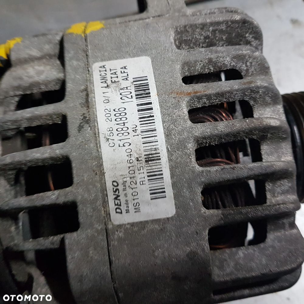 alternator fiat doblo III IV brava II tipo mito 500x 500l alfa romeo ducato jumper 1.6 2.0 multijet jak nowa oryginał - 7