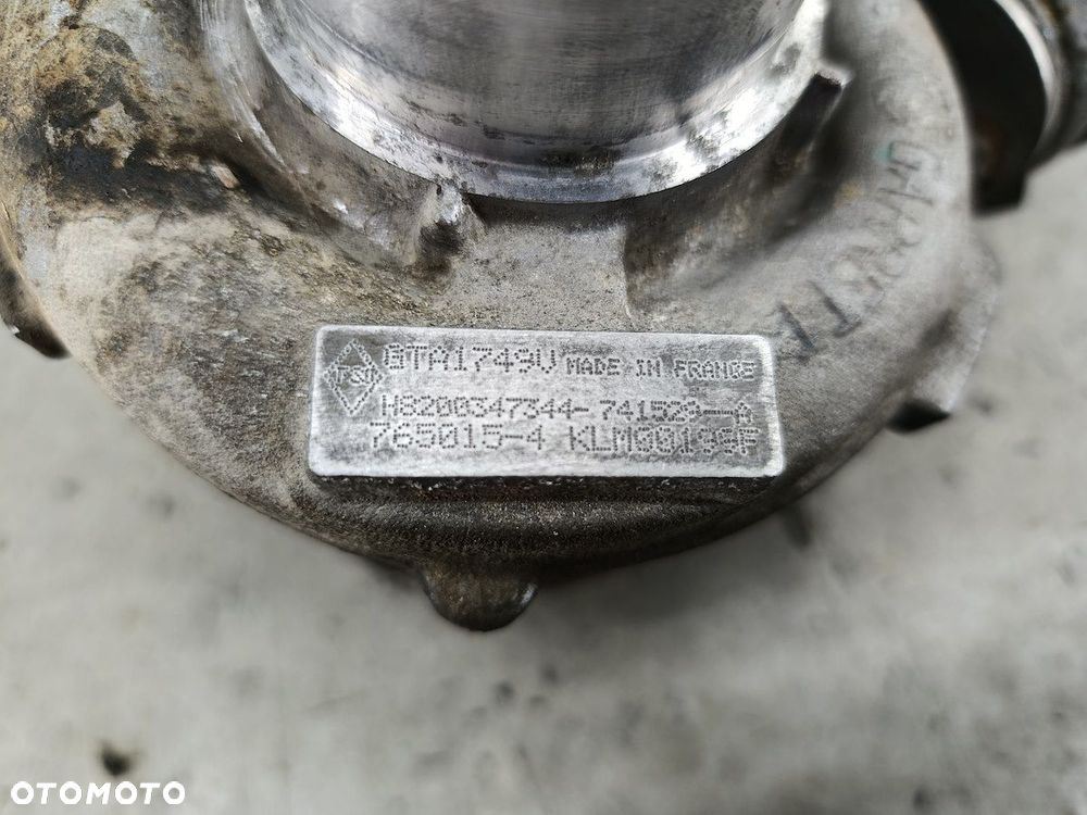 TURBINA RENAULT LAGUNA III ( 07-15 ) GTA1749V  H8200347344 765015-4 2.0 DCI - 10