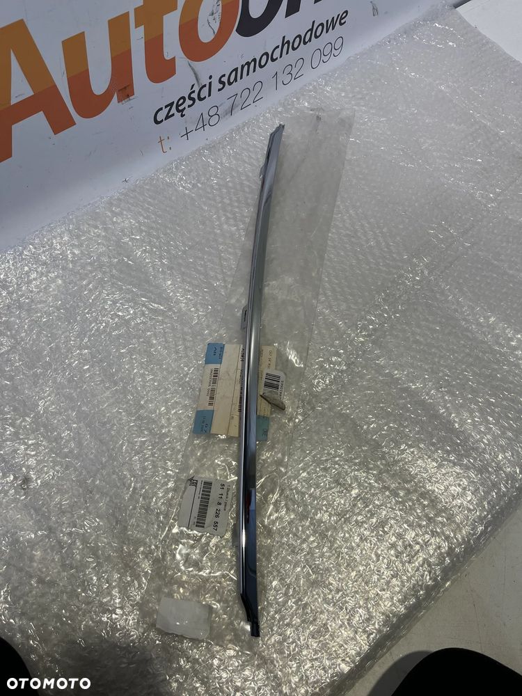 LISTWA CHROM ZDERZAKA PRZÓD 8226557 BMW 5 E39 - 1
