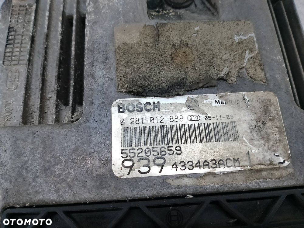 KOMPUTER, STEROWNIK ALFA ROMEO 159 55205659 0281012888 1.9 JTDM - 2