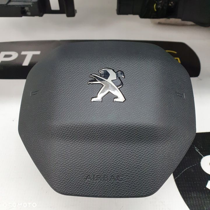 PEUGEOT 208 DESKA ROZDZIELCZA KONSOLA KOKPIT PULPIT PODUSZKI AIRBAG AIR BAG PASY KIT SET - 6