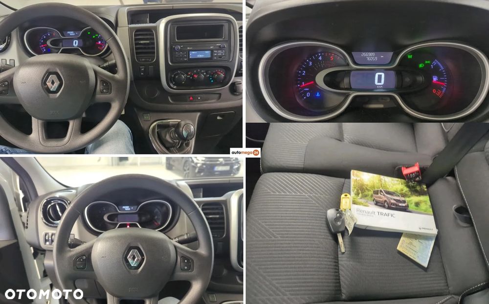 Renault Trafic L2H1 6cio osobowy Brygadowy DOKA Homologacja cięż. N1 FVAT23 Duża Ładowność 972kg - 7