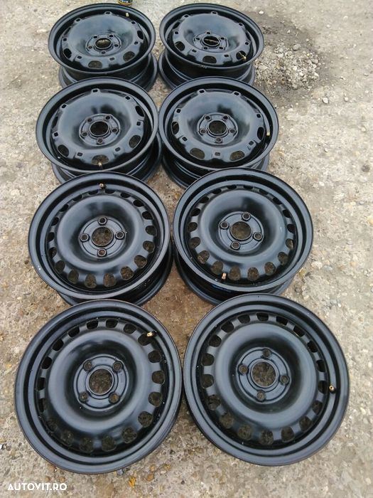Jante tabla 4x100, 4x108, 5x100, 5x114,3 , 5x112, 5x108  Renault,Seat, Opel,Ford, Peugeot, Logan - 1