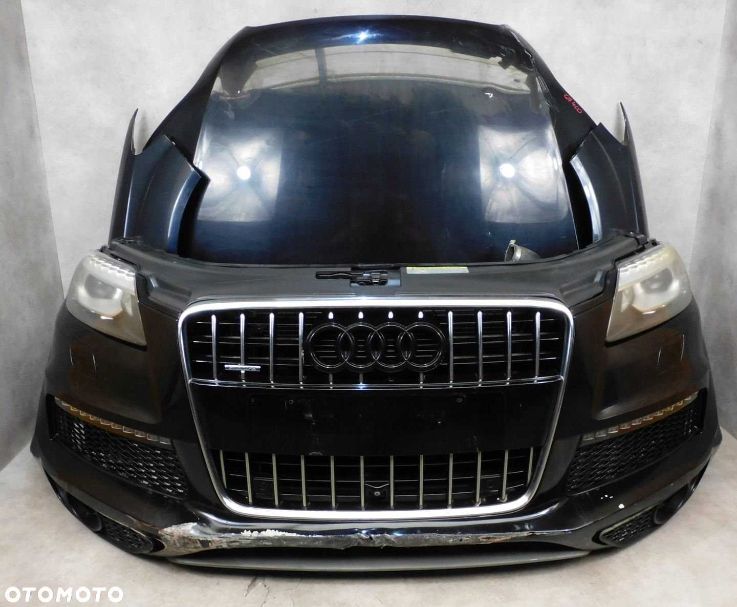 AUDI Q7 4L LIFT S LINE KOMPLETNY PRZÓD ZDERZAK MASKA XENON PAS - 4