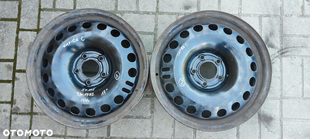 FELGI STALOWE 5x115 7Jx17 CALI IS44 OPEL ZAFIRA C 2 SZTUKI PARA - 1