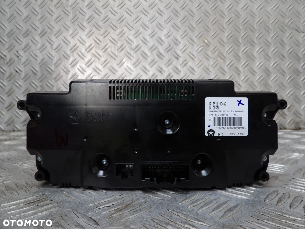 JEEP GRAND CHEROKEE WK2 PANEL NAWIEWU 55111924AQ - 5