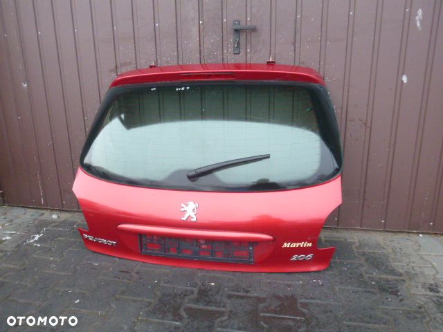 KLAPA TYŁ TYLNA PEUGEOT 206 HB EKQD KOMPLETNA - 3