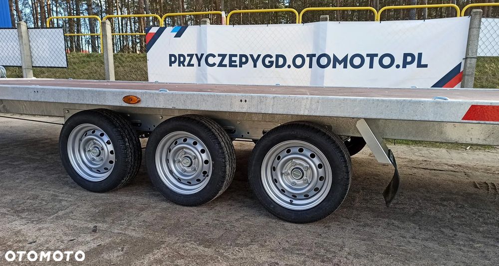 TEMARED CARPLATFORM 6021/3 osie 3,5T sklejka  wym. 590X211cm i inne, mocna - 6