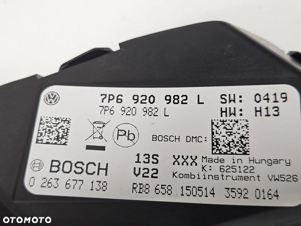 VW TOUAREG II 7P 10-18R LICZNIK ZEGARY EU 7P6920982L - 6