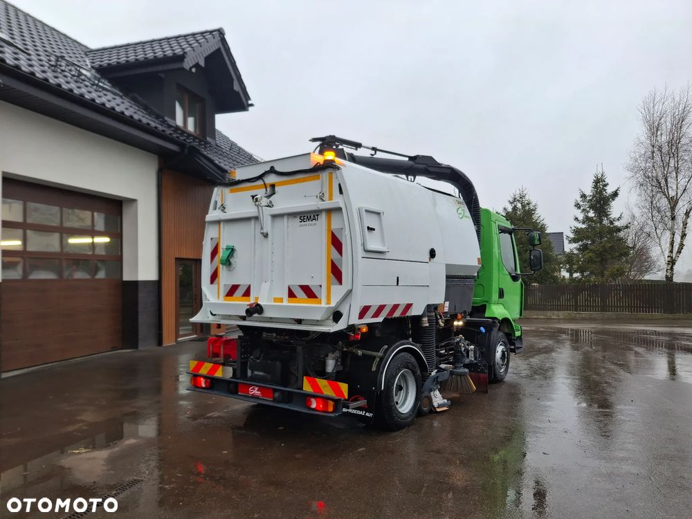 Renault Midlum 220 Zamiatarka Johnston Szczotki L/R Dodatkowy Silnik EUnited PM10 2014r Rura Do Liści - 6