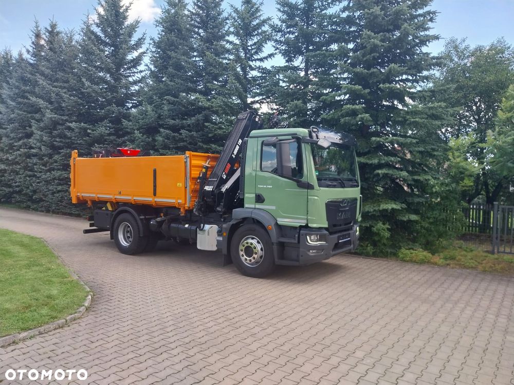 MAN TGM 18.290/ 3-str. wywrotka z HIAB 138/ - 28
