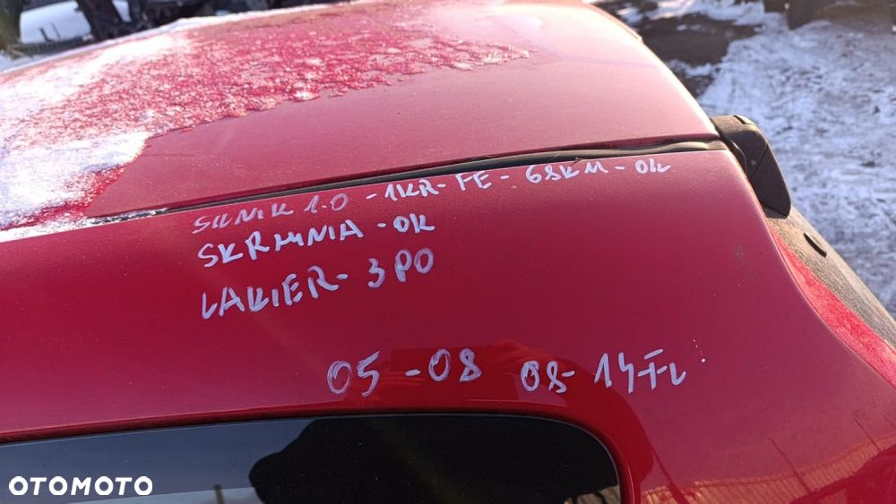 35732 Toyota Aygo I 2006 rok silnik 1.0 1KR-FE 68 km skrzynia sprawna lakier 3P0 - 9