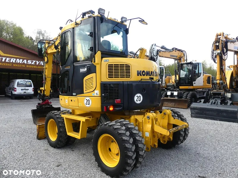 Komatsu PW98MR-8 ROTOTILT ZE SZCZYPCAMI / Z Niemiec // - 4