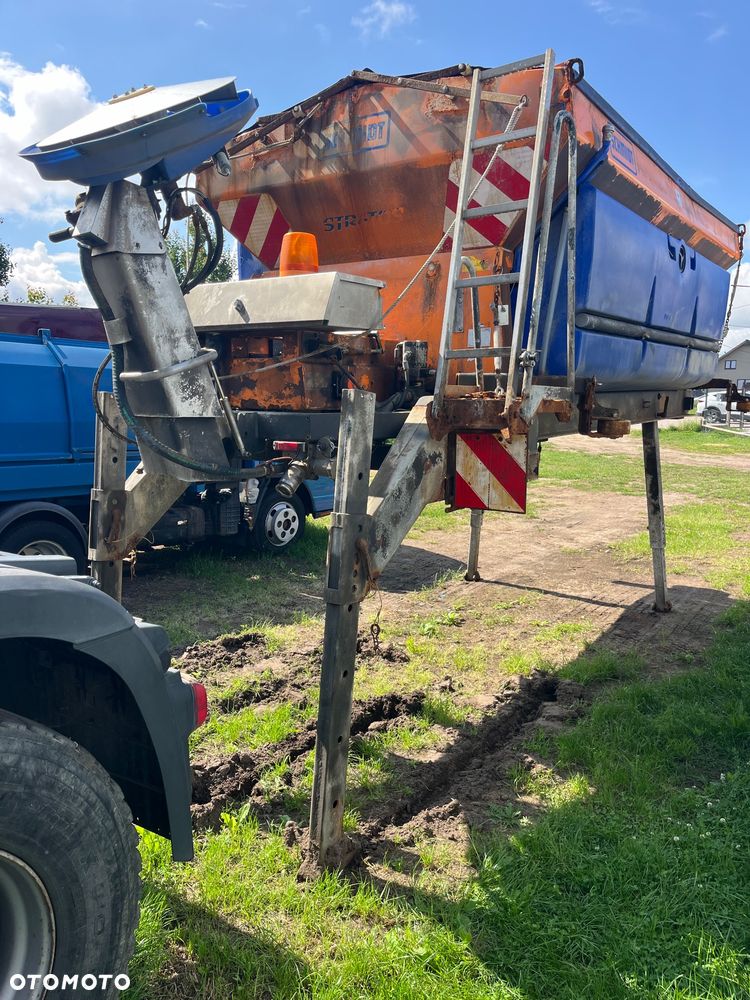 Mercedes-Benz Axor 1829 Wywrotka 4x4 Napęd na Mostach 4x4  Na Wał Reduktor Biegi Terenowe Czolownica Hydraulika Boczna Klimatyzacja Webasto Manual Grzana szyba Pług Piaskarka Solarka Schnitd Stratos B50-36 - 39