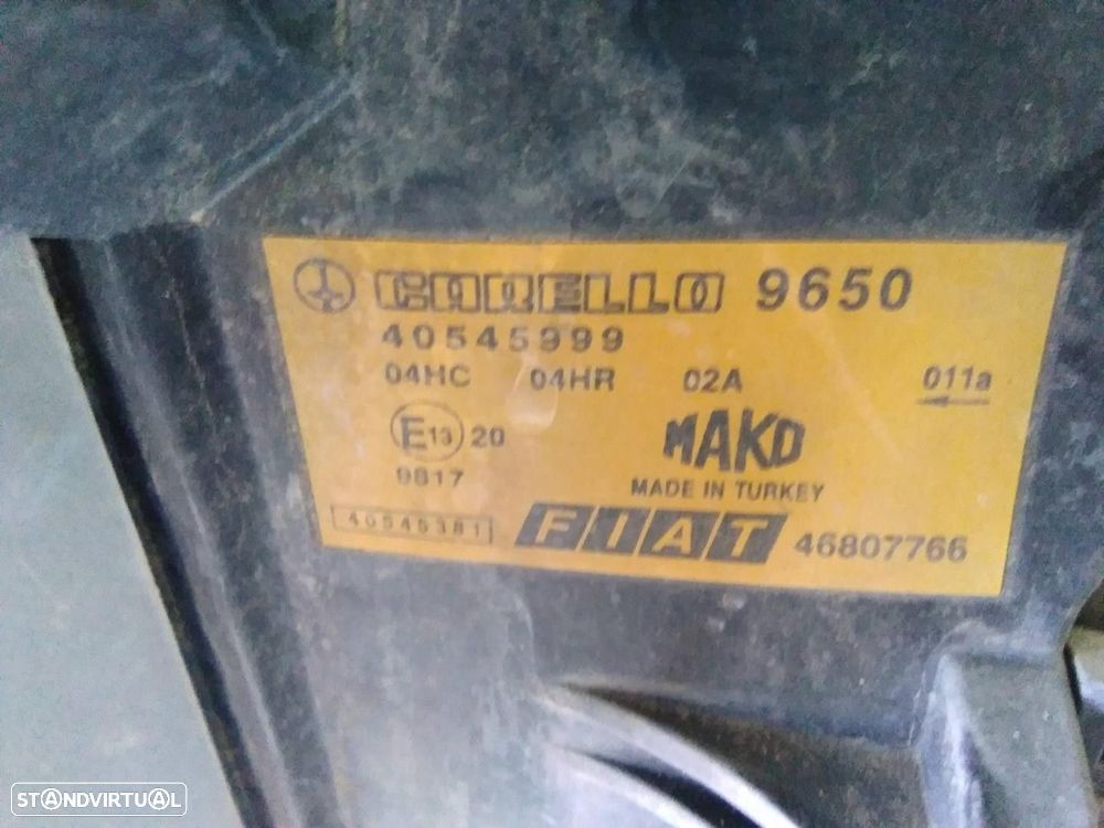 FAROL DIREITO FIAT DOBLO CARGO 2005 -40545999 - 4