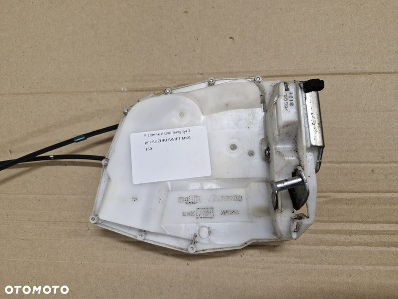 SUZUKI SWIFT MK6 ZAMEK DRZWI LEWY TYŁ TYLNY 2 PIN - 2