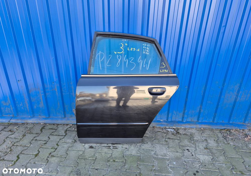 3. DRZWI TYŁ LEWY TYLNE LEWE AUDI A4 B6 SEDAN LZ9W - 1
