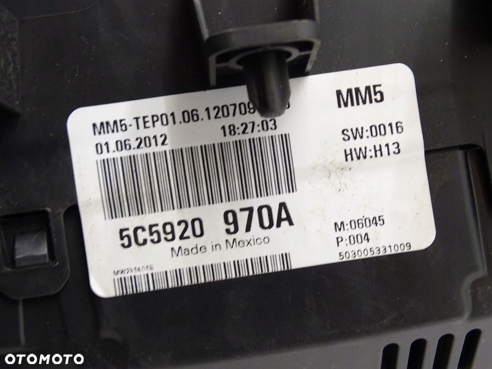 LICZNIK ZEGAR VW BEETLE II 5C 2.0 TDI CFF CFFB 12R 5C5920970A - 4