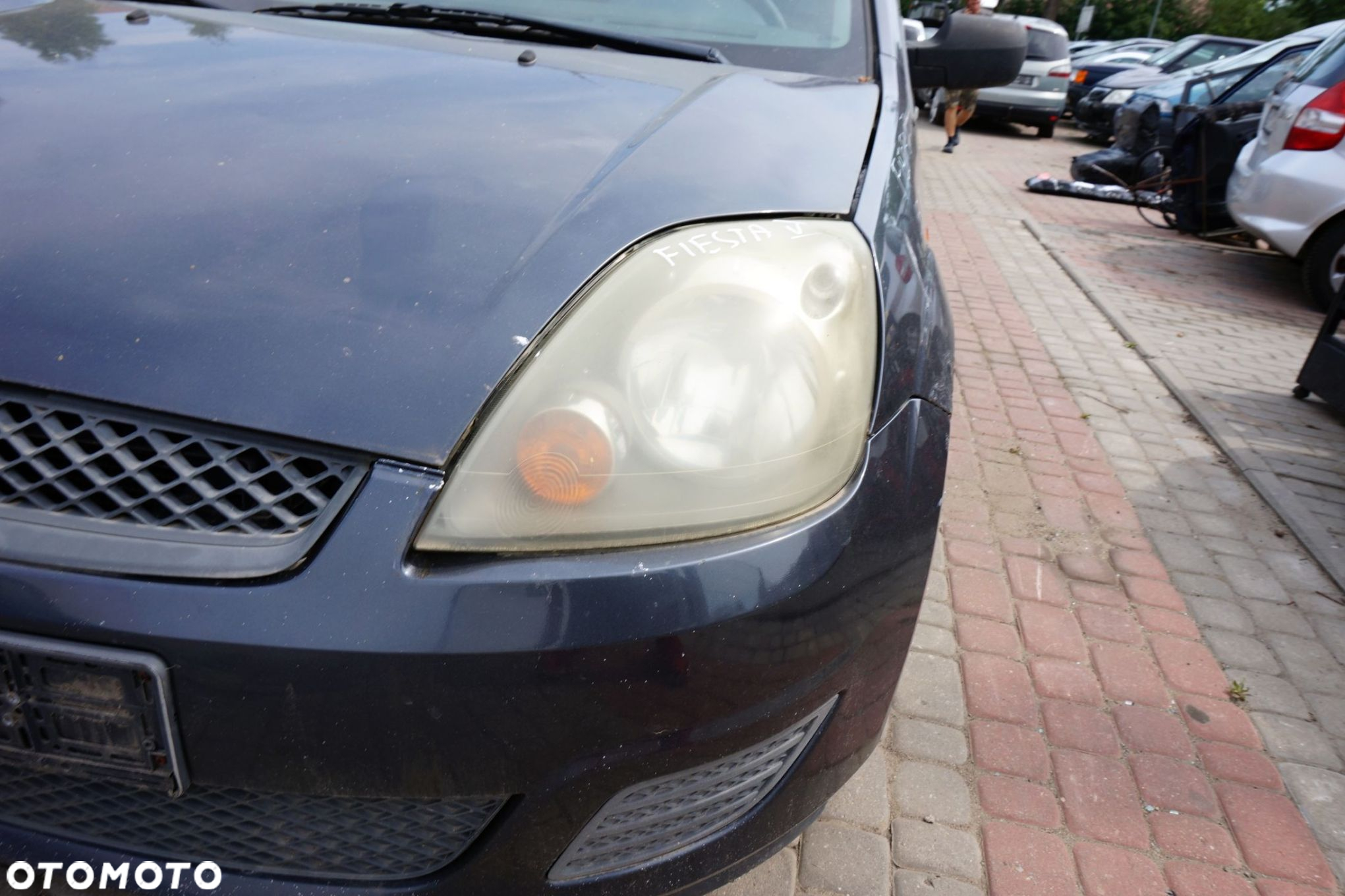 MASKA ZDERZAK BŁOTNIKI LAMPY FIESTA V MK5 LIFT S5  FORD 2005-2008 SZARY SEA GREY PRZÓD KOMPLETNY - 20