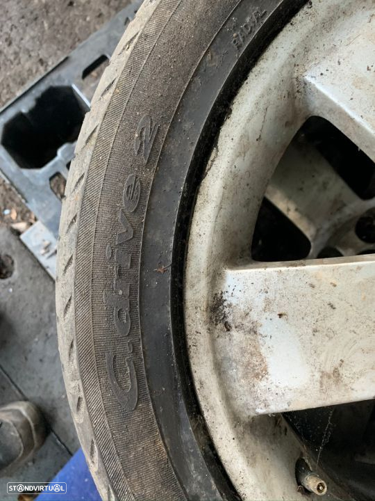 3 jantes Skoda 5x100 com pneus 195/50/R15 - 7