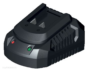 Akumulatorowa szlifierka kątowa AKU-125S/20V-4Ah zestaw z akumulatorem i ładowarką - 6