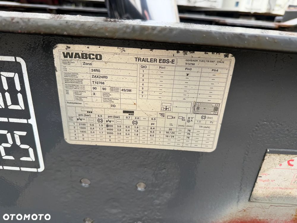 Zorzi Przyczepa Hakowiec Wywrotka do Przewozu Kontenerów 6,50 m - 7,00 m - 16