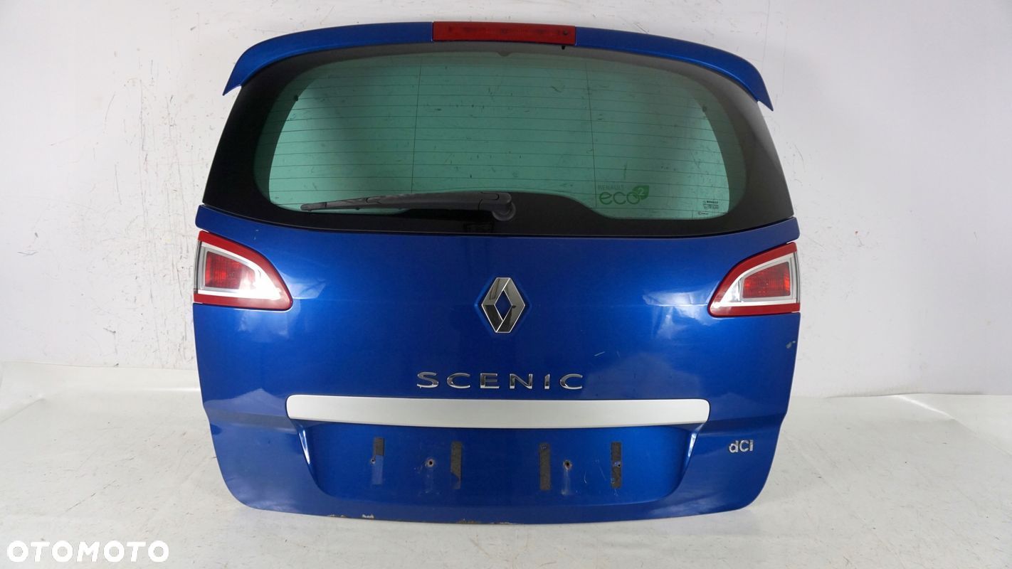 KLAPA TYŁ TYLNA TYLNIA SZYBA RENAULT SCENIC III 3 09-13 TERNA 2009-2013 - 1