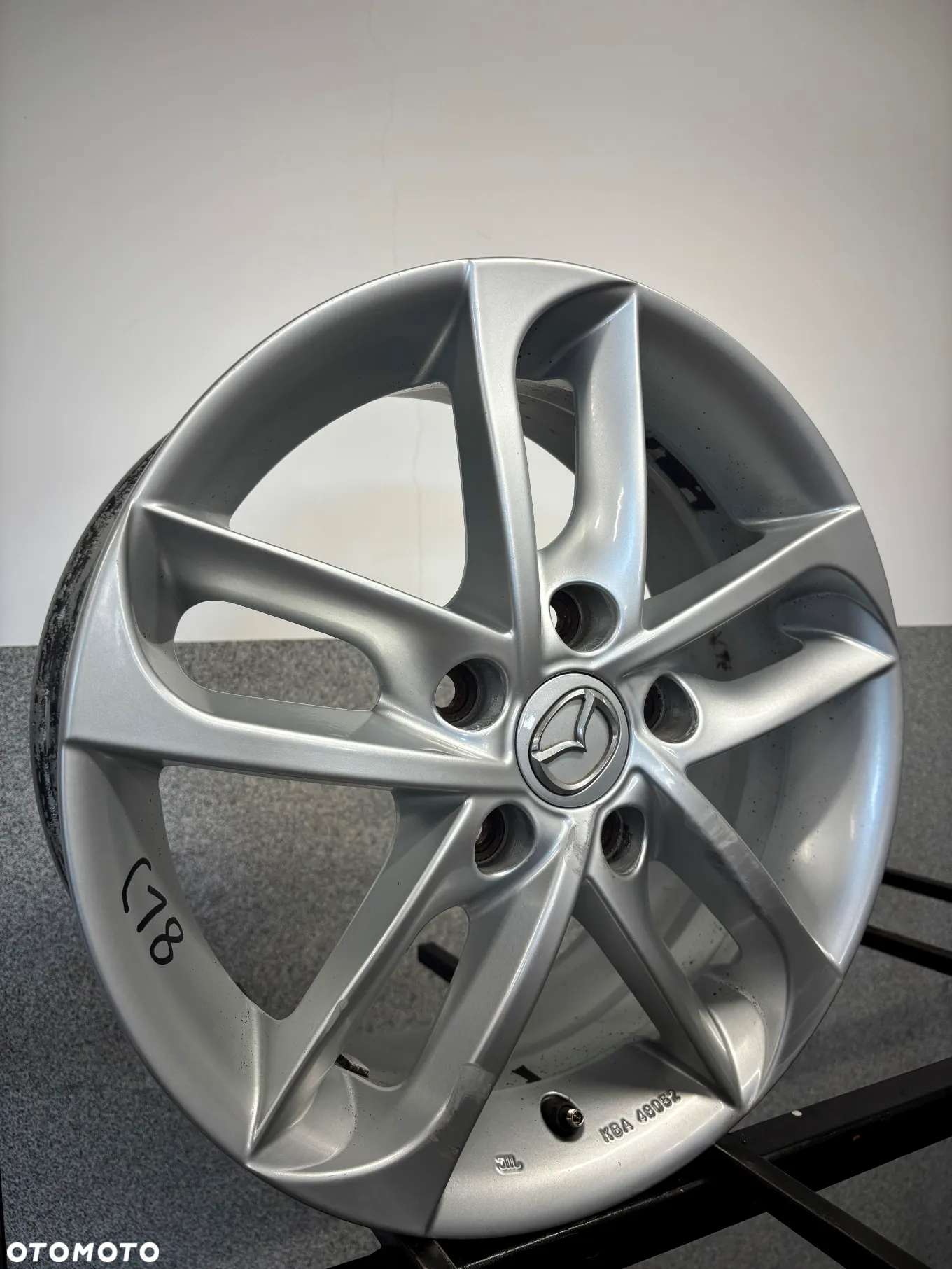 1 FELGA ALU. MAZDA 3,5,6  16'' NR.FABR.MAZDA: GDK4 V3810  6,5J ET55 - 2