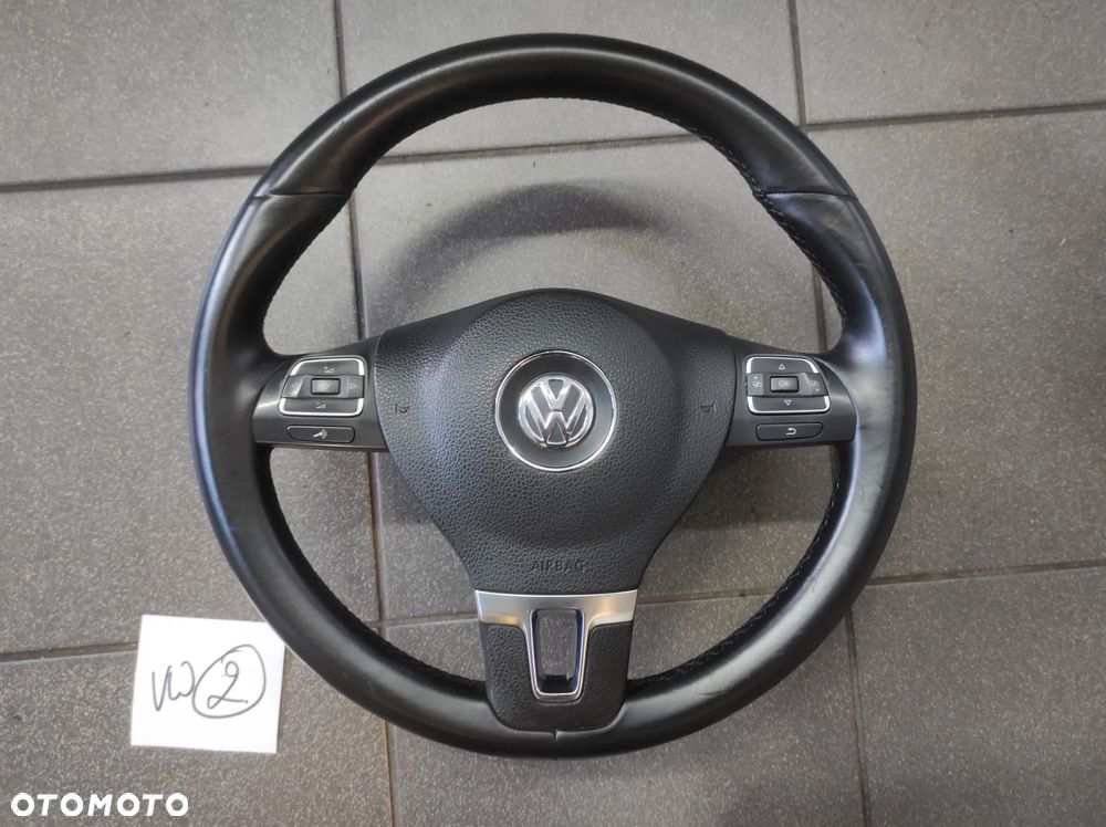 KIEROWNICA 3 RAMIENNA SKÓRA SKÓRZANA MULTIFUNKCJA R LINE VW TIGUAN PASSAT B6 B7 CC SIROCCO CADDY GOLF 5 6 TOURAN EOS POLO 5 6 WYSYŁKA !!! - 2