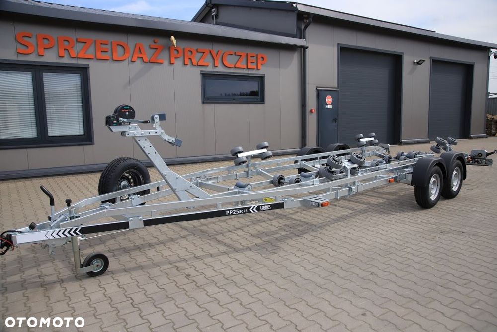 Lorries Przyczepa Podłodziowa PP25-8025 Do Łodzi Max 7,8 M DMC 2700 kg Tylne Lampy LED - 1