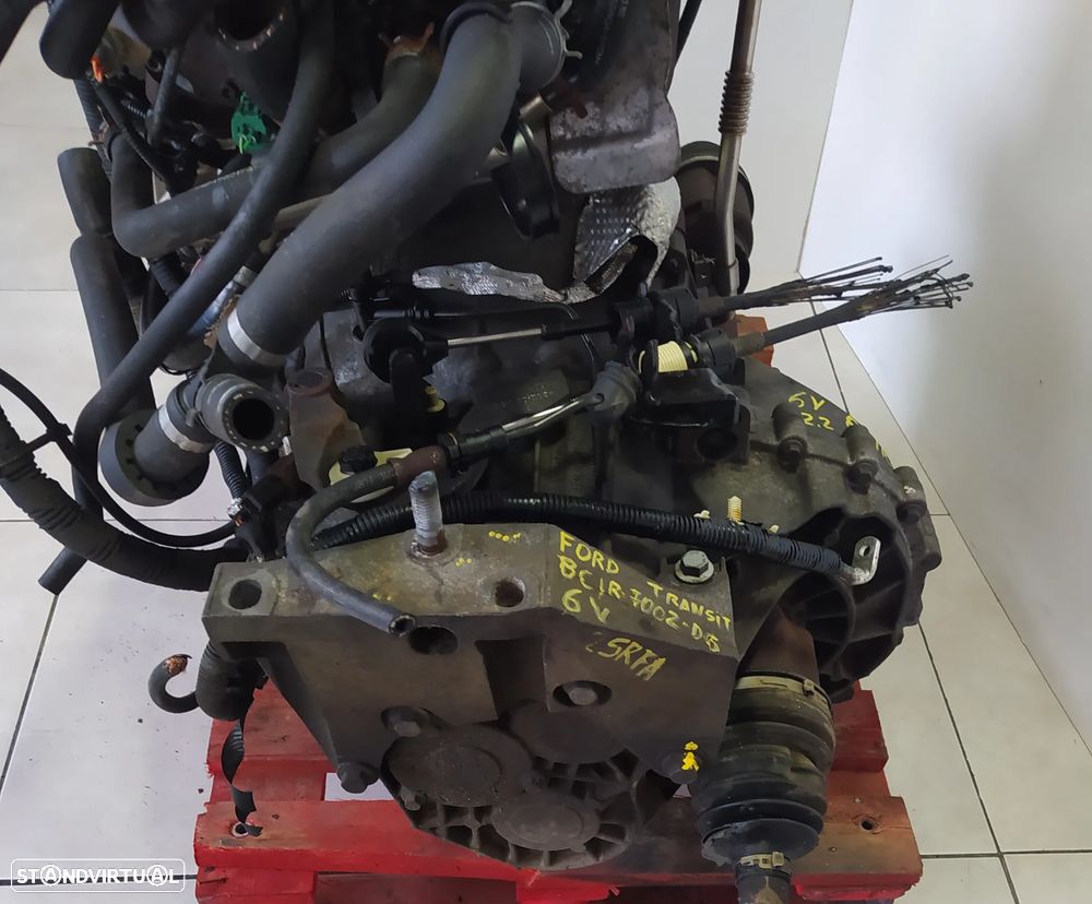 Motor Ford Transit 2.2 TDCI 115cv SRFA - caixa 6 velocidades 8C1R-7002-DG - centralina AC11-12A650-BC - 8
