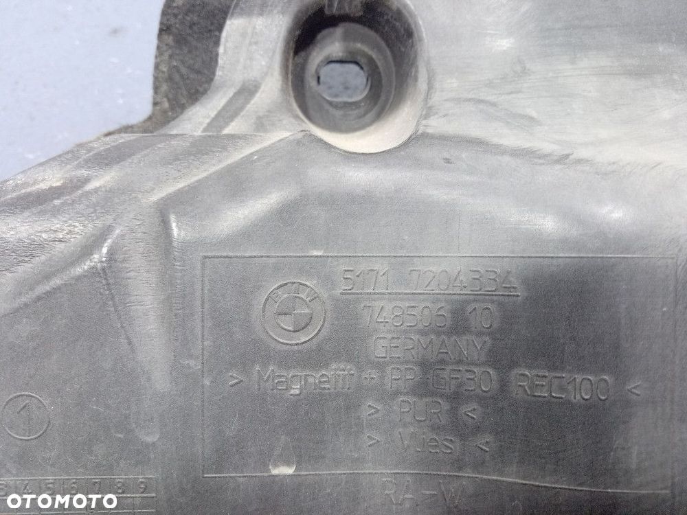 BMW 6 F13 OSŁONA ŚCIANY GRODZIOWEJ 7204334 - 5