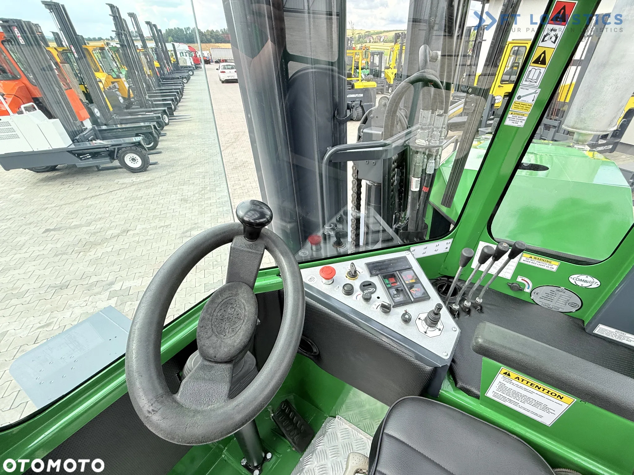 Combilift C8000 / GAS / DUPLEX - 4700MM / POZYCJONER / WOLNY SKOK / PEŁNA OGRZEWANA KABINA / JEDYNIE 5141H / STAN - JAK NOWY! - 16