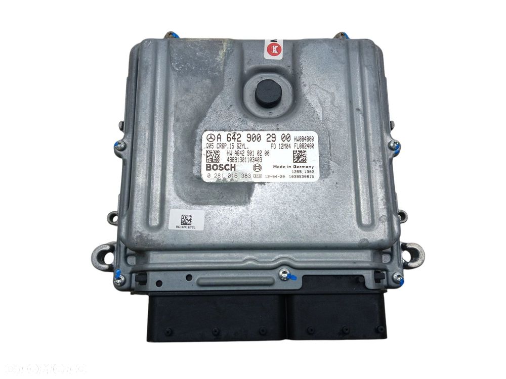 KOMPUTER STEROWNIK SILNIKA MERCEDES C W204 LIFT (2011-2014) 3.0 CDI 231KM A6429002900 - 2