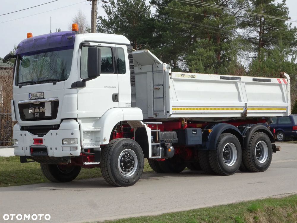 MAN TGS 26.480 6X6  Kipper Meiller 3-stronny Hydroburta stan idealny - 2