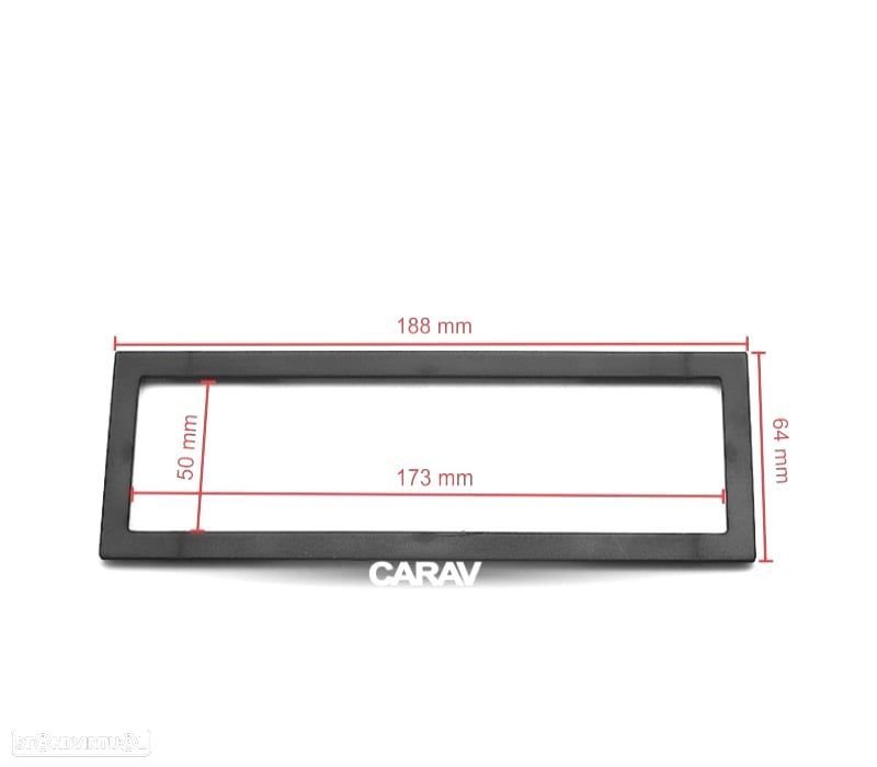 MOLDURA ADAPTADOR UNIVERSAL PARA RADIO 1-DIN 173*50 188*64 MM - 3