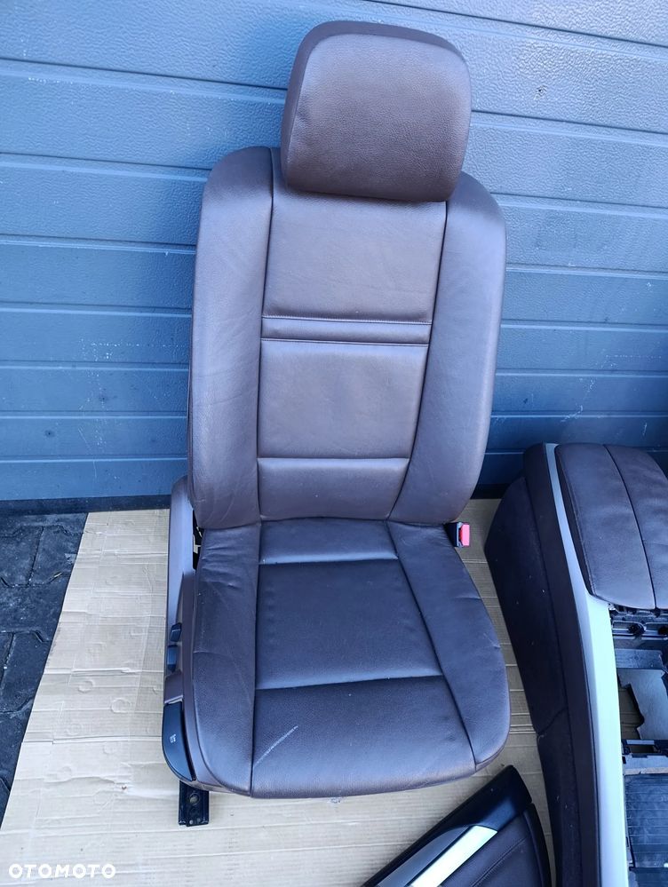 BMW X5 E70 FOTELE SIEDZENIA BOCZKI TUNEL KOMPLET GRZANE SKÓRA - 2
