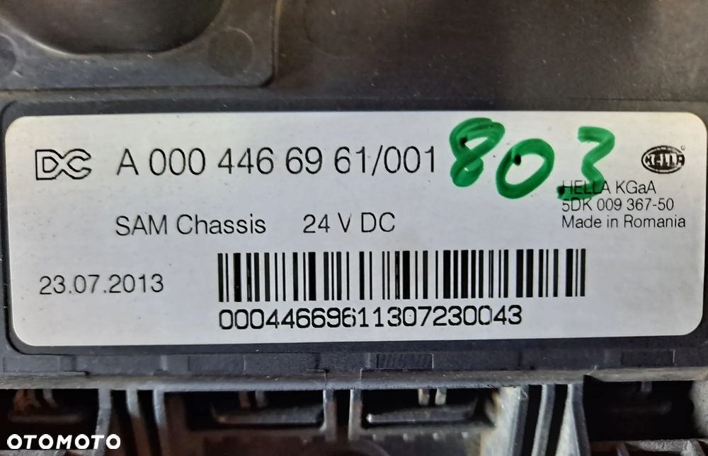 A0004466961 A0004467161 Sterownik Komputer Modul swiatel mercedes mp - 3