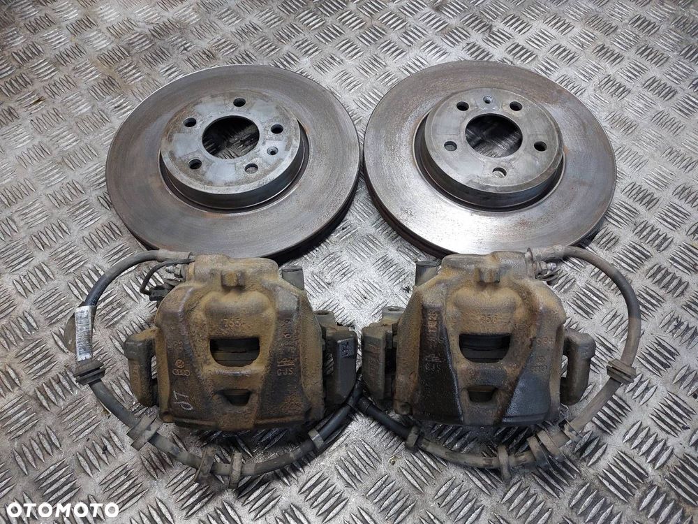 TARCZE HAMULCOWE PRZÓD + KLOCKI + ZACISKI AUDI A5 8T 1.8 TFSI - 1