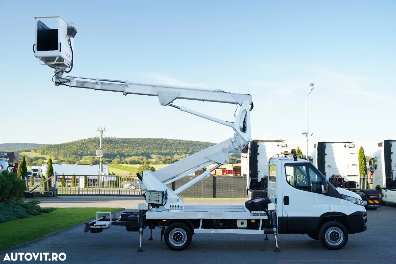 Iveco DAILY 35-120 / RIDICARE 20 METRI / 4 STABILIZATOARE / MANUALĂ / 2017 - 8