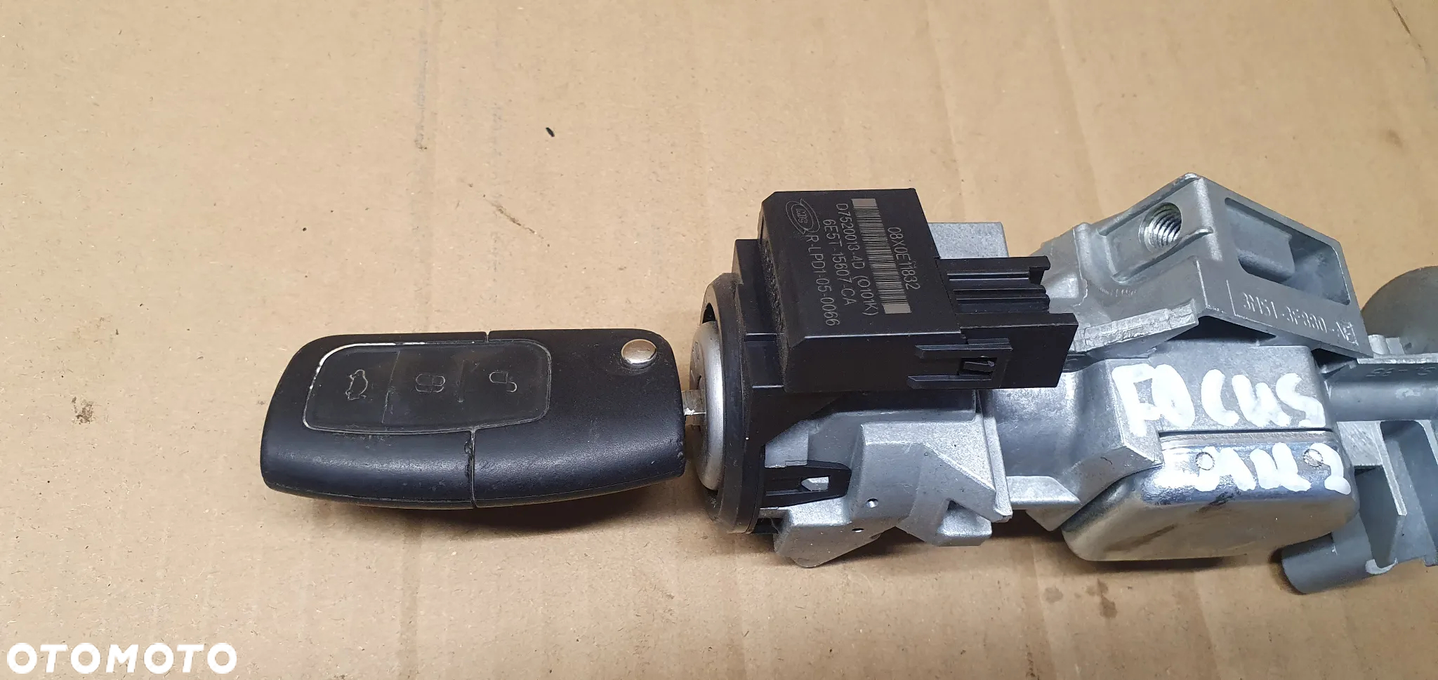 Stacyjka kluczyk Ford Focus MK2 Lift 3M51-3F880-AE 6E5T-15607-CA - 2